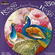 Princes of Peacocks by Oleg Gavrilov - 350 Round Piece Jigsaw Puzzle - £10.27 GBP