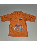 UV Skinz Orange Swim Shirt Baby 12-18 Months Rashguard Pool Fish Fishing... - £7.74 GBP