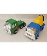 Vintage Metal Cement Truck Semi-Cab Made in Hong Kong Unbranded Lot of 2 - $33.29 CAD