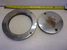 Vintage Bronze Chrome  PERKO Deck Plate, Hatch Inspection Plate 7” OD, 6... - £135.67 GBP