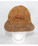 R.M. Williams Real Leather Suede Brown Baseball Trucker Cap Hat Kangaroo... - £58.62 GBP