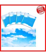 Durable 4x2 Feet Light Covers - Elegant Cloud Design for Ceiling Fixtures - $842.68 MXN