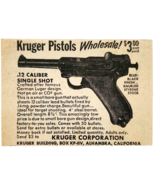 1954 Kruger 12 Caliber Pistol Advertisement Firearms Guns Vintage DWF27 - $367.32 MXN