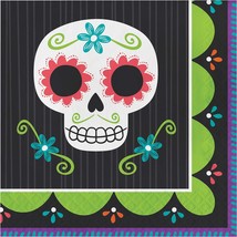Creative Converting Day of The Dead Napkins, 6.5&quot;, Multi-color - £14.26 GBP