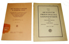 2 1935 FRANCISCAN MESSAGE 3rd Order 7th Provincial Convention St Louis C... - £15.72 GBP