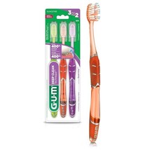 GUM Technique Deep Clean Toothbrush For Adults - 3 Count (Open Box) - $7.19