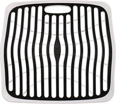 Sink Protector Mat 12.5x11.25 Kitchen Sink Grid Raised Feet Black - $11.87