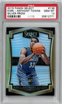 Karl-Anthony Towns 2015-16 Panini Select Premier Silver Prizm Rookie Card #138-  - £232.49 GBP