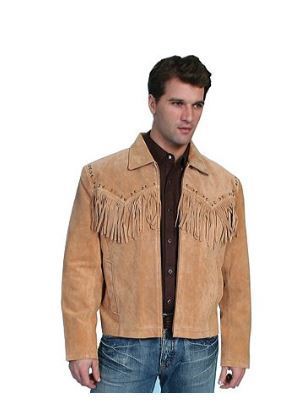 Scully Men's Fringed Suede Leather Short Jacket 2019