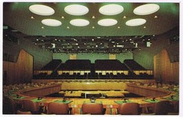 New York Postcard NYC United Nations Economic &amp; Social Council Chamber - £1.55 GBP