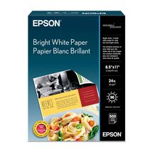 Epson Bright White Pro Paper - S041586-4, 8.5" x 11" (500 sheets) - $24.46