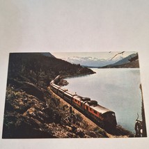 Postcard The White Pass &amp; Yukon Railway Skirts The Shores Historic Lake Bennett - £8.22 GBP