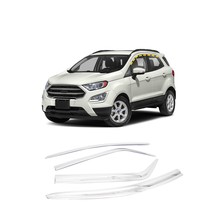 Rain Guards for Ford Ecosport 2018-2022 (4PCs) Chrome Finish Tape-On Style - £113.39 GBP