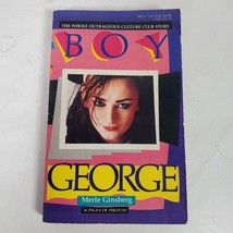 Vintage 1984 Boy George Book By Merle Ginsberg Paperback - $16.83