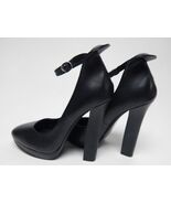 Leon Max Vertu Size US 7.5 M EU 38 Women&#39;s Leather High Heel Pumps Black... - $68.34 CAD