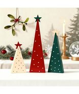 3 Pc Rustic Christmas Tree Set | Tiered Tray Decor - $13.93 CAD