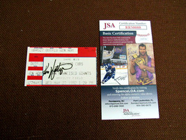 KEN HOLTZMAN CHICAGO CUBS VS GIANTS SIGNED AUTO 1992 GAME # 18 TICKET ST... - $162.63 CAD