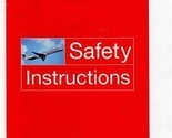 American Airlines S80 Safety Card 08/04 - $17.82
