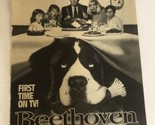 Beethoven Vintage Tv Guide Print Ad Charles Grodin Bonnie Hunt TPA24 - $5.93