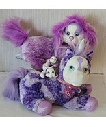 Unicorn Puppy Surprise Lot 2 Moms 3 Puppies Dog Purple Zooey Chloe Stuff... - $350.31 MXN