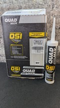 Pack of 12 OSI Quad Max Window Door &amp; Siding Sealant 9.5 oz 517 Light Mi... - £61.79 GBP