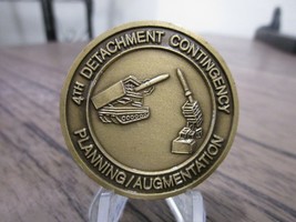 US Army 4th Detachment Contingency Planning Commanders Challenge Coin #269M - £6.95 GBP