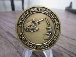 US Army 4th Detachment Contingency Planning Commanders Challenge Coin #269M - £7.18 GBP