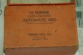 Vintage Perrine free stripping Reel BOX  and instruction manuals ONLY - £14.95 GBP