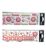 Cloud9 Design Scrapbooking Stickers Springtime 2 Pack Lot Embellishments - £6.24 GBP