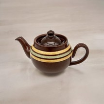 ALB England One Cup Teapot Vintage Old English Redware Pottery Retro MCM Brown - £9.76 GBP