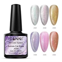 CANNI 7.3ml Aurora Cat Eye Magnetic Gel Nail Polish Soak Off UVLED Pearl... - £4.73 GBP+