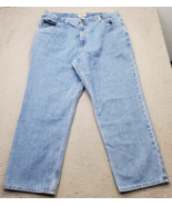 L.L. Bean Comfort Waist Jeans Mens 40x30 Blue Denim Straight Leg Double ... - €20,68 EUR