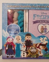 “Frozen” Crochet Kit With 12 Project Book Elsa, Anna, &amp; All Their Friends - $13.86
