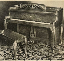 1936 Gulbrasen Studio Console Piano Advertisement Musical Instrument E17C - $28.01 CAD