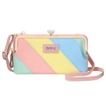 2022 Candy Crossbody Bags Women Wallet Bag Ladies Patchwork Phone Holder Classic - £20.04 GBP