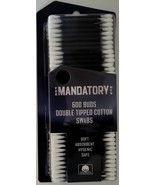 Double Tip 100% Pure Cotton Swabs 300 BLACK Sticks/Pk - $5.46 CAD