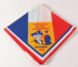 Vtg 1981 National Scout Jamboree Virginia Boy Scouts America BSA Neckerc... - £10.60 GBP
