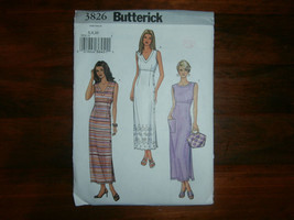 Butterick 3826 Size 6 8 10 Misses&#39; Miss Petite Dress Straight Fitted - £10.11 GBP