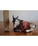 Kirkland Nativity 75177 Replacement Porcelain Donkey Red Blanket 3.25&quot; B... - $264.25 MXN