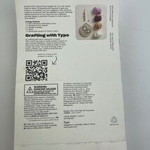 Typo Punch Needle Kit w/Hoop Wool Cotton Fabric - $17.96 CAD