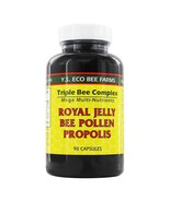 YS Organic Bee Farms Triple Bee Complex Royal Jelly Bee Pollen Propolis,... - $25.94 CAD