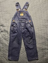 Vintage Round House Denim Coveralls Children’s Size 5 Blue Made In The USA - $19.80