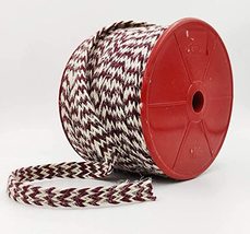 PG COUTURE Natural (20 Meters, 8mm) Maroon Jute Twine Rope Linen Twine Rustic St - £10.75 GBP