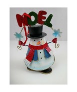 Wobbly Bouncy Noel Snowman On Springs Christmas Tree Ornament Decoration... - $6.88