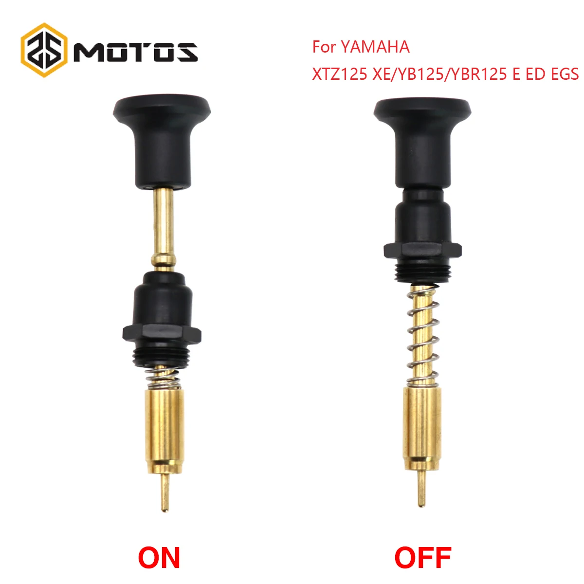 ZS MOTOS Motorcycle Carburetor Manual Choke Starter Plunger Switch For Y... - £10.14 GBP