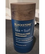 BLACKSTONE MEN&#39;S GROOMING SEA+SURF ALUMINUM FREE DEODORANT STICK 2.82 OZ... - £12.44 GBP