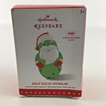 Hallmark Keepsake Christmas Ornament Jolly Old St Pickolas Pickle Santa New 2015 - $29.65