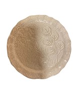 Mud Pie Plate Platter Tray Server VERANDA BOTANICAL Wavy Rim Mottled Sto... - £27.69 GBP