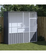vidaXL Bird Cage Anthracite Galvanized steel 84.6 x 30.7 x 78.7 in - $14,625.31 MXN