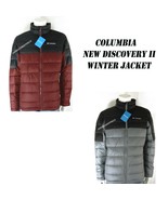 COLUMBIA NEW MEN&#39;S NEW DISCOVERY II PUFFER JACKET  BLACK/RED,BLACK/GRAY ... - $87.46 CAD